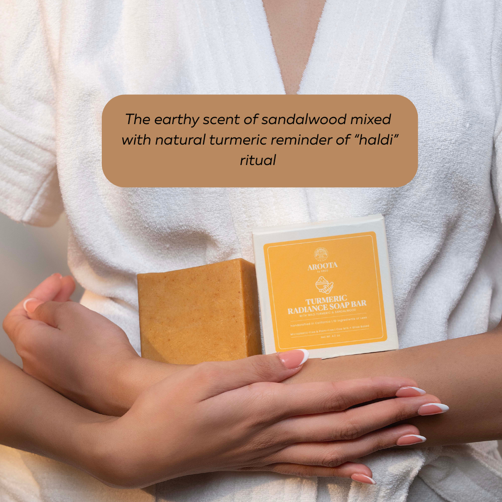 Ayurvedic Turmeric Soap Bar with Cow Milk & Ghee (Pitta)