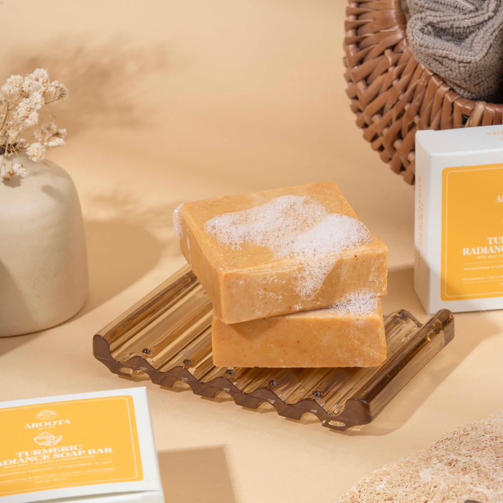 Ayurvedic Turmeric Soap Bar with Cow Milk & Ghee (Pitta)
