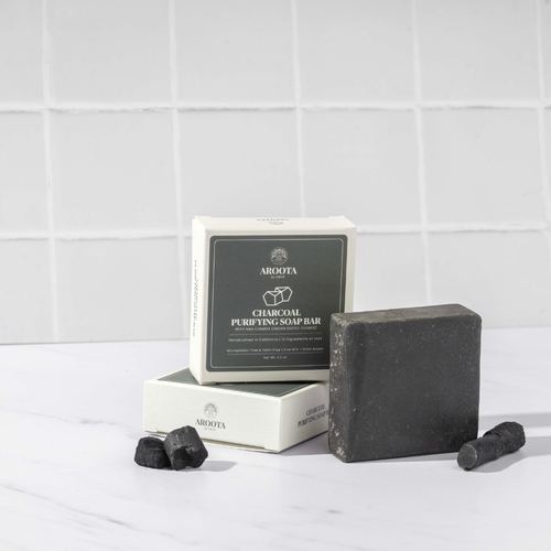 Ayurvedic Charcoal Purifying Soap Bar with Cow Milk & Ghee (Kapha)