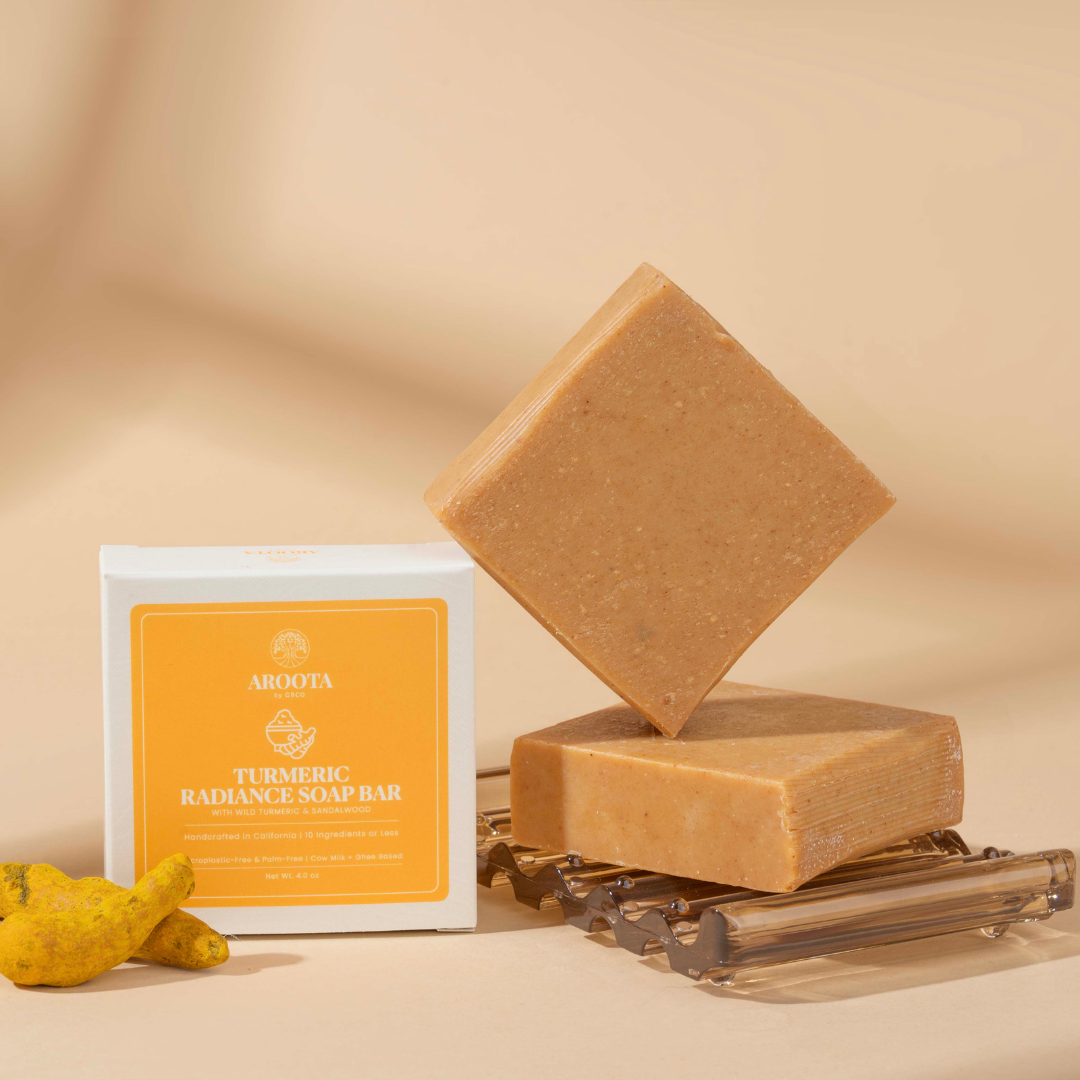Ayurvedic Turmeric Soap Bar with Cow Milk & Ghee (Pitta)