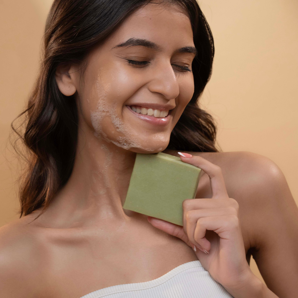Ayurvedic Neem Cleansing  Soap Bar with Cow Milk & Ghee (Tridoshic)