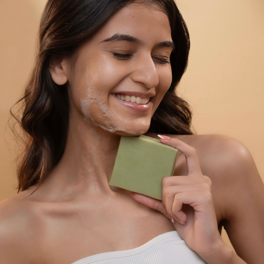 Ayurvedic Neem Cleansing  Soap Bar with Cow Milk & Ghee (Tridoshic)